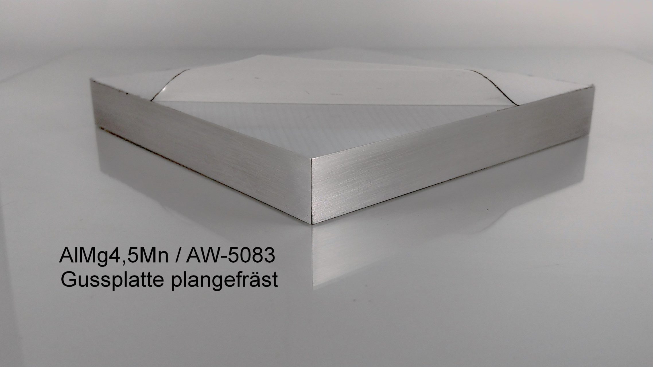 Aluminium Platte 70x60x12mm AlMg4,5Mn 